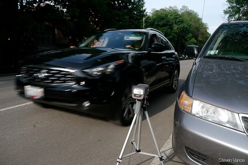 This is one of the jerks in your neighborhood who makes it hard for your children to cross the street into Palmer Square Park by Steven Vance radar gun photo