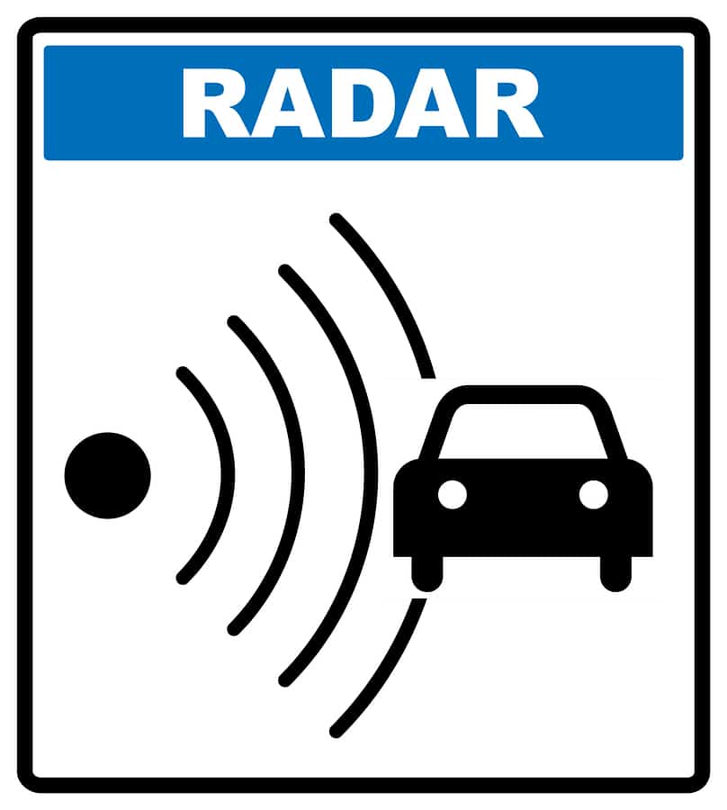 Radarmessung Autobahm