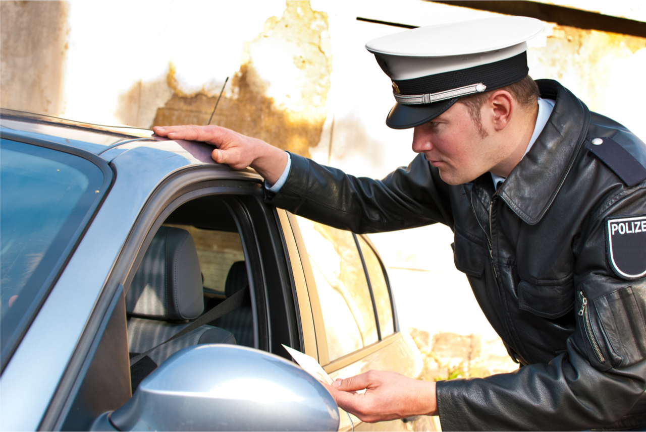 Verkehrskontrolle Polizei