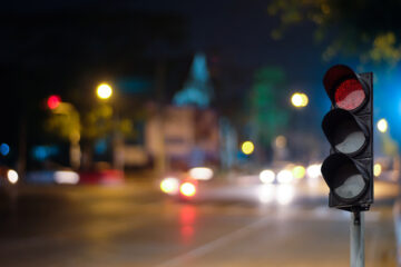 Rotlichtverstoß – Haltelinie und Abstandsermittlung mit Google Earth und Google Maps