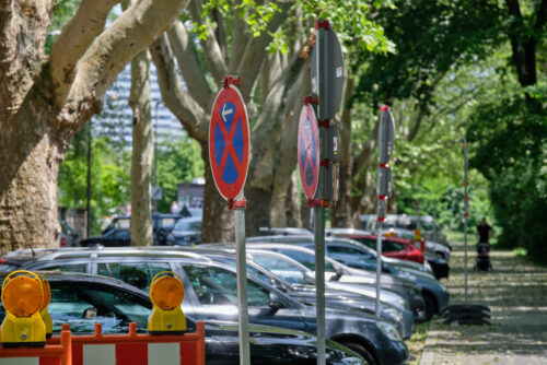 Parken in Halteverbot vor Garage