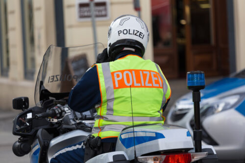 Geschwindigkeitsverstoß - Motorrad mit installiertem Provida-Nachfahrsystem - Toleranzabzug