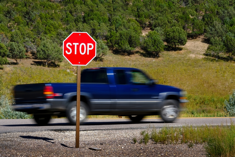 Stoppschild Berfahren Strafe