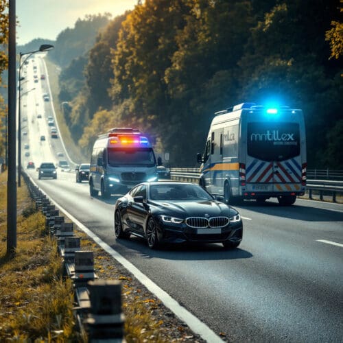 ```ProVida 2000 Polizei-Tempo-Messung für Verkehrssicherheit. ```