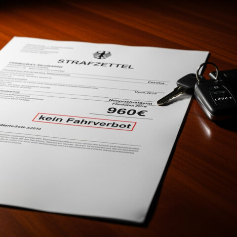 Symbolfoto für erfolgreich abgewendetes Fahrverbot: Bußgeld anstatt Fahrverbot
