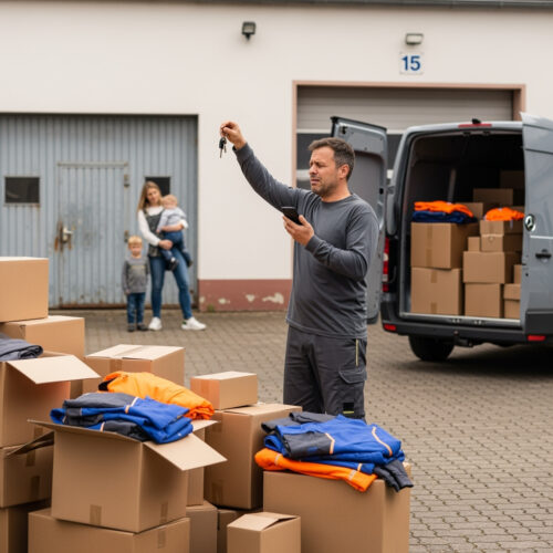 Ein Lieferfahrer sichert seine berufliche Existenz: Er beantragt das Absehen vom Fahrverbot wegen Härtefall.
