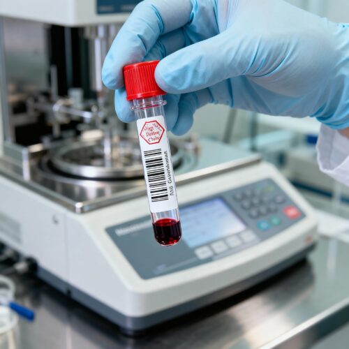 —Amphetamin-Nachweis: Die Laborprobe beweist den Konsum, der den sofortigen Entzug der Fahrerlaubnis auslöst.