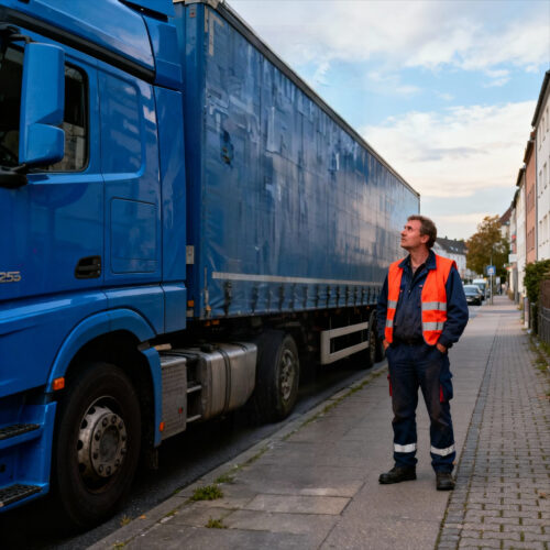 Ein Lkw-Fahrer kämpft gegen das Bußgeld wegen Parkens trotz Zeichen 253. Das OLG bemängelte die Beweiswürdigung.
