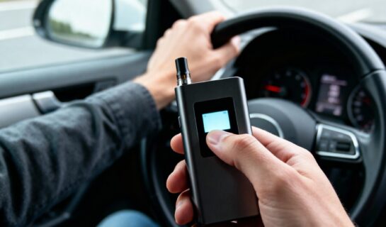 E-Zigarette mit Display im Auto bedienen: 150 € Bußgeld