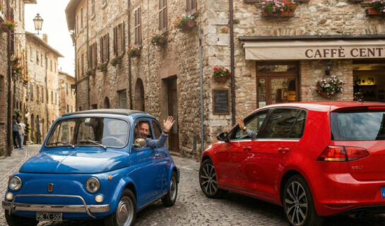 Unfall auf schmaler Straße: Mitschuld trotz Vorfahrt – Das müssen Sie wissen